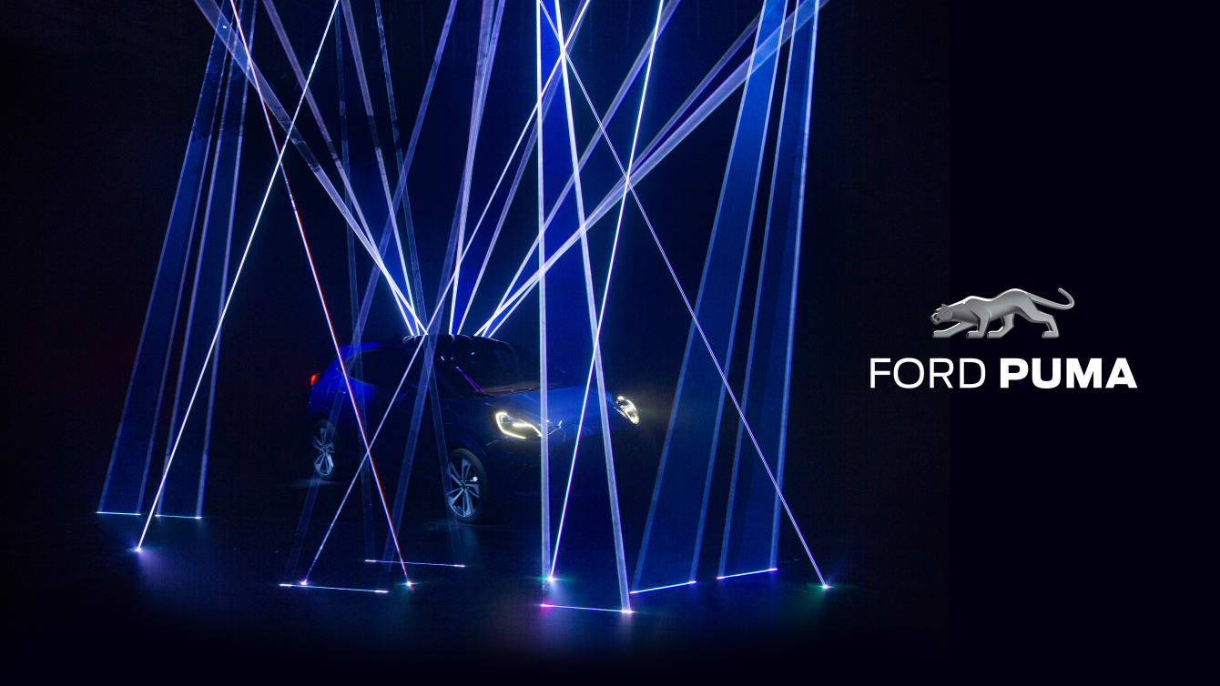 Ford viser første glimt av atletiske, innovative Puma crossover